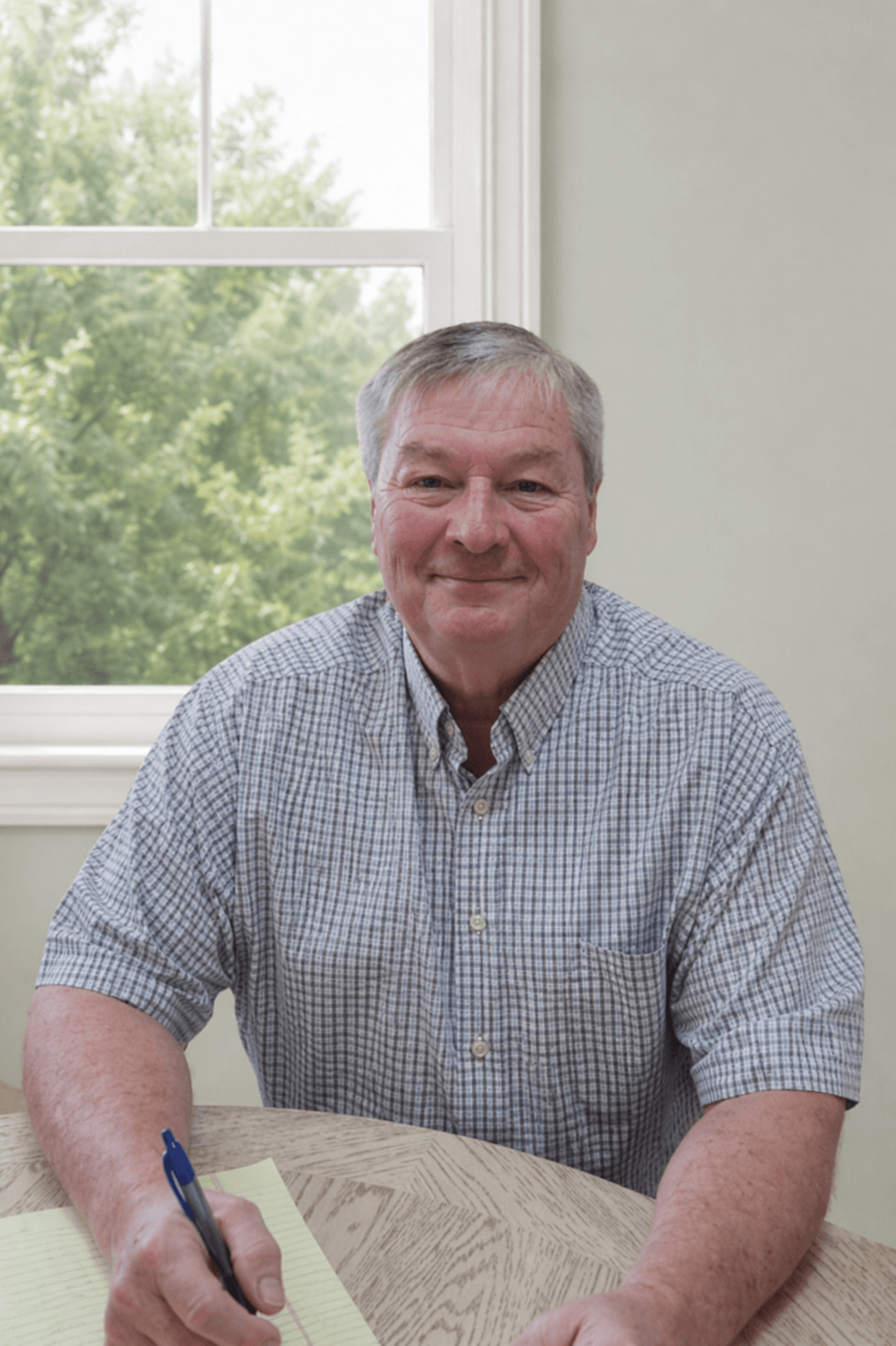 image shows Ronnie Wren, owner of Wrenn's Accounting & Tax Service in Wendell NC
